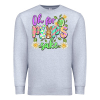 Heather Grey oh for peeps sake Premium Sweatshirt - Artiststas