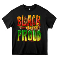 Black black and proud Heavy Core Tee - texasbilliewilder