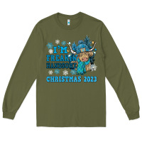 Army Green im freakin freezin christmas 2023 Long Sleeve Tee - NancyCooperArtShop