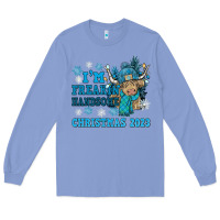 Colony Blue im freakin freezin christmas 2023 Long Sleeve Tee - NancyCooperArtShop