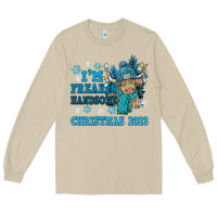 Mushroom im freakin freezin christmas 2023 Long Sleeve Tee - NancyCooperArtShop