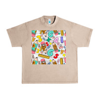 French Oak back to school seamless pattern Urban Heavy Tee - BundleAndBundleShop