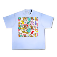 Grape Ice back to school seamless pattern Urban Heavy Tee - BundleAndBundleShop