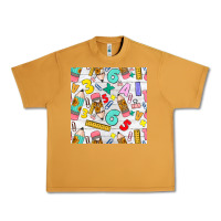 Peanut Butter back to school seamless pattern Urban Heavy Tee - BundleAndBundleShop
