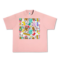 Salmon back to school seamless pattern Urban Heavy Tee - BundleAndBundleShop