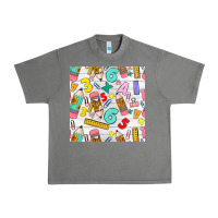 Tornado back to school seamless pattern Urban Heavy Tee - BundleAndBundleShop