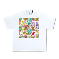 White back to school seamless pattern Urban Heavy Tee - BundleAndBundleShop