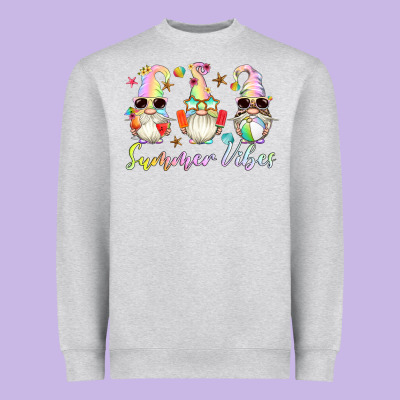 Summer Vibes Gnomes Heavyweight Sweatshirt Designed By Artiststas