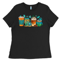 Black gemstone coffee cups Ladies Tee - texasbilliewilder