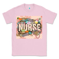 Bubblegum Pink Easter Nurse Classic Tee - LillyAllenDesigns