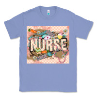 Colony Blue Easter Nurse Classic Tee - LillyAllenDesigns