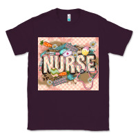 Plum Easter Nurse Classic Tee - LillyAllenDesigns