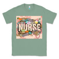 Sage Easter Nurse Classic Tee - LillyAllenDesigns