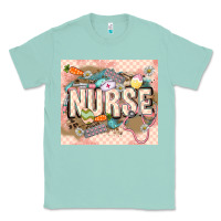 Seafoam Easter Nurse Classic Tee - LillyAllenDesigns