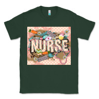 Sports Green Easter Nurse Classic Tee - LillyAllenDesigns