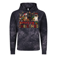 Cloud Black merry christmas chihuahua pitbull pug dachshund Vintage Hoodie - JahusDesignShop