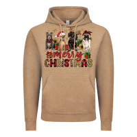 Vintage Coffee merry christmas chihuahua pitbull pug dachshund Vintage Hoodie - JahusDesignShop