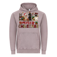Merry Christmas Chihuahua Pitbull Pug Dachshund Vintage Hoodie | Teevron