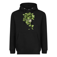 Black Golden Pothos Heavyweight Hoodie - LillyAllenDesigns