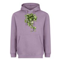Lavender Golden Pothos Heavyweight Hoodie - LillyAllenDesigns