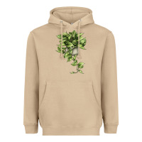 Mushroom Golden Pothos Heavyweight Hoodie - LillyAllenDesigns