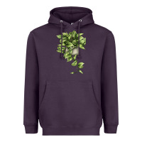 Plum Golden Pothos Heavyweight Hoodie - LillyAllenDesigns