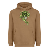 Toasted Coconut Golden Pothos Heavyweight Hoodie - LillyAllenDesigns