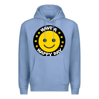 Colony Blue Have A Happy Day Premium Hoodie - Bettercallsaul