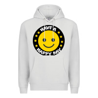 Dove Grey Have A Happy Day Premium Hoodie - Bettercallsaul