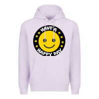 Lilac Have A Happy Day Premium Hoodie - Bettercallsaul
