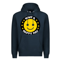 Navy Have A Happy Day Premium Hoodie - Bettercallsaul