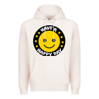 Pale Pink Have A Happy Day Premium Hoodie - Bettercallsaul