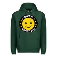 Sports Green Have A Happy Day Premium Hoodie - Bettercallsaul