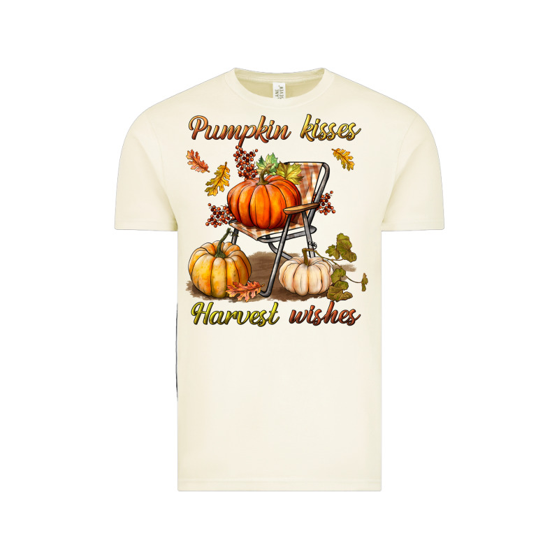 Pumpkin Kisses Harvest Wishes Vintage Tee by BundleAndBundleShop | Teevron