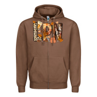 Chestnut lpn licensed practical nurse Zipper Hoodie - NancyCooperArtShop