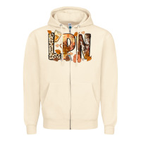 Sandshell lpn licensed practical nurse Zipper Hoodie - NancyCooperArtShop