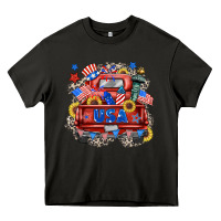 Asphalt usa truck Heavy Core Tee - Zillion Design Studio