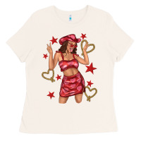 Bone heart cowgirl Ladies Tee - texasbilliewilder