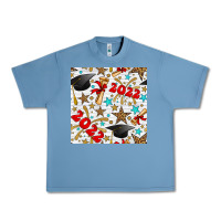 Pebble Blue graduation 2022 seamless pattern Urban Heavy Tee - BundleAndBundleShop