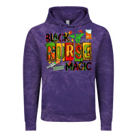 Cloud Purple black nurse magic Vintage Hoodie - AdoDesignShop