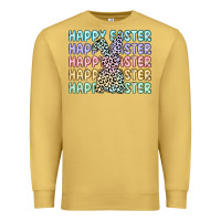 Antique Gold happy easter Premium Sweatshirt - Artiststas