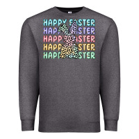 Charcoal Heather happy easter Premium Sweatshirt - Artiststas