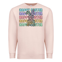 Pale Pink happy easter Premium Sweatshirt - Artiststas