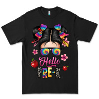 Black hello pre k Premium Tee - texasbilliewilder