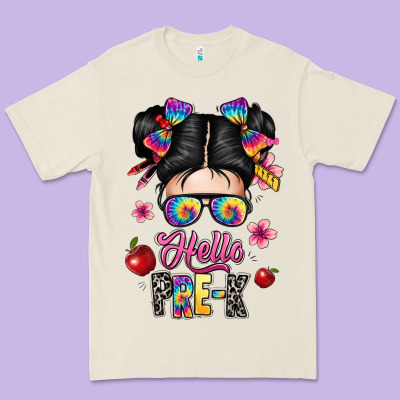 Hello Pre K Premium Tee Designed By Texasbilliewilder