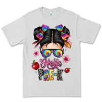 Dove Grey hello pre k Premium Tee - texasbilliewilder