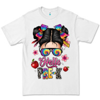 White hello pre k Premium Tee - texasbilliewilder
