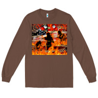 Chestnut Western Firefighters With Thin Red Line Long Sleeve Tee - LillyAllenDesigns
