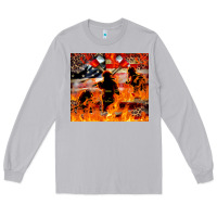Moon Dust Western Firefighters With Thin Red Line Long Sleeve Tee - LillyAllenDesigns