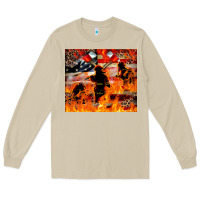 Mushroom Western Firefighters With Thin Red Line Long Sleeve Tee - LillyAllenDesigns